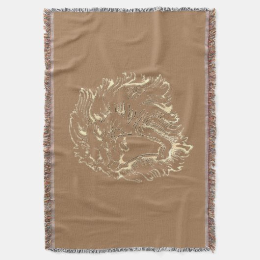 Lion Roar jeter la couverture (devant Vertical)