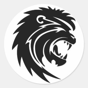Lion Ronde Sticker