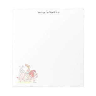 Lion rose avec Bloc-notes pour petite fille