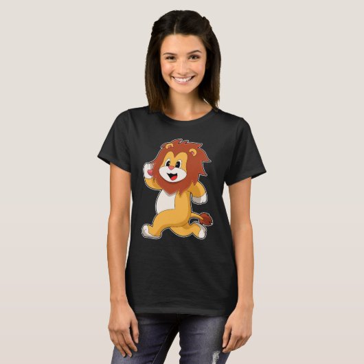 Lion Runner Running T-shirt (Voorkant volledig)