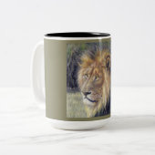 Lion Safari 2-toonse mok (Voorkant links)