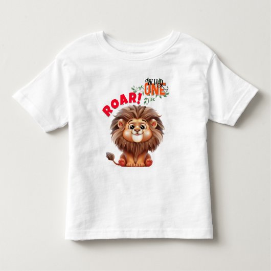 Lion Safari Wild One T-shirt (Voorkant)