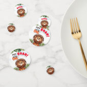 Lion Safari Wild ONE verjaardagsfeestje voor kinde Confetti (Groep)