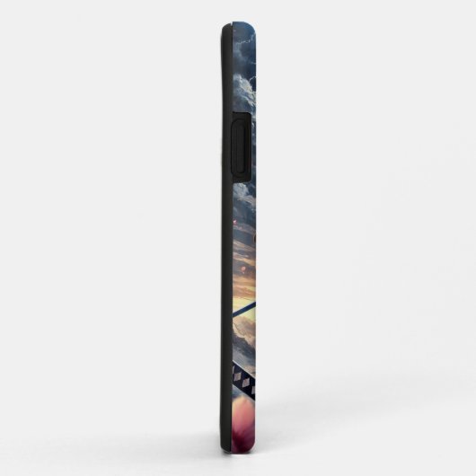 Lion Samurai Coque iphone (Dos/Droite)