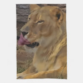 Lion Serviette de cuisine (Vertical)