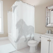 Lion Shadow Silhouette Shadow Buddies Shower Douchegordijn (In situ)