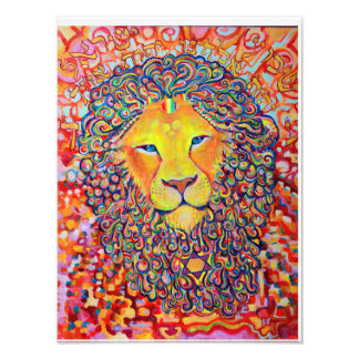 Lion Shema Foto Afdruk