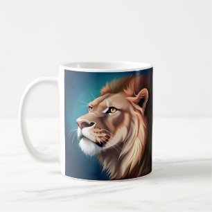 Lion Side Posed Portrait-56557 Koffiemok