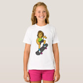 Lion Skater Skateboard T-shirt (Voorkant volledig)