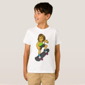 Lion Skater Skateboard T-shirt (Voorkant volledig)