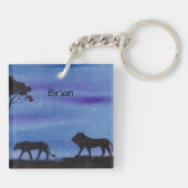 Lion Sleutelhanger (Achterkant)