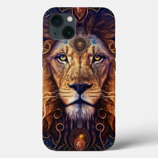Lion Spirit Mandala Visionary Art Case-Mate iPhone Case (Achterkant)