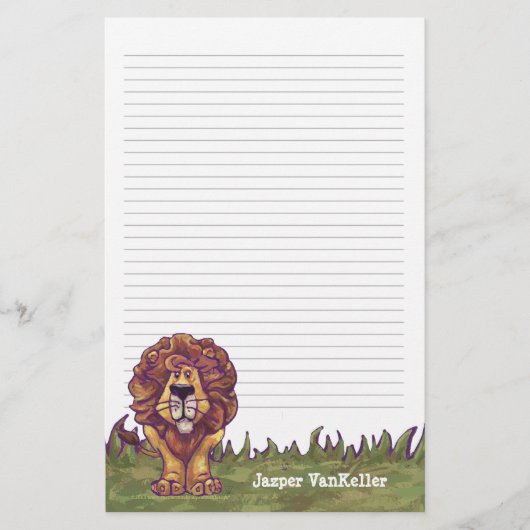Lion Stationery Briefpapier (Voorkant)