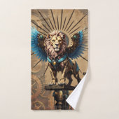 Lion steampunk étonnant (Serviette à main)