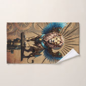Lion steampunk étonnant (Serviette à main)