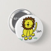Lion Stick Figuur Button (Voorkant /achterkant)