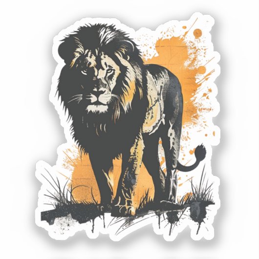 Lion Sticker (Voorkant)