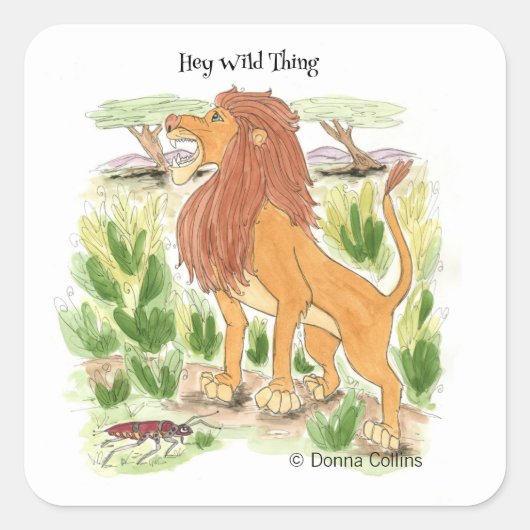 Lion Sticker (Voorkant)