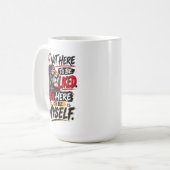 Lion Street Style | Wees jezelf Design Koffiemok (Voorkant links)