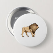 Lion Sunbril Ronde Button 7,6 Cm (Voorkant /achterkant)