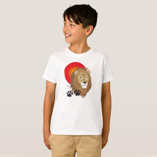 Lion - T-shirt (Devant entier)