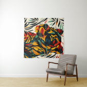 Lion Tapestry Wandkleed (In Situ (horizontaal))