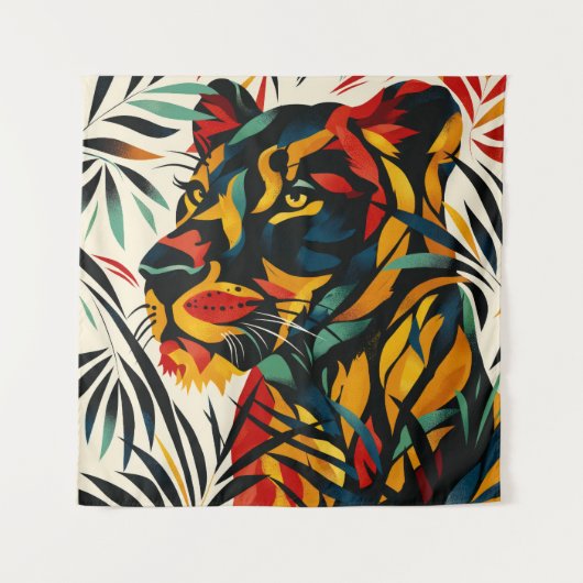 Lion Tapestry Wandkleed (Voorkant)