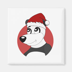 Lion tenant un aimant de ballon de football