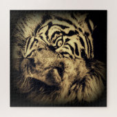 Lion Tiger 2in1 puzzel (Horizontaal)