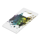 Lion torche et arc-en-ciel Abstrait (Devant Angle)