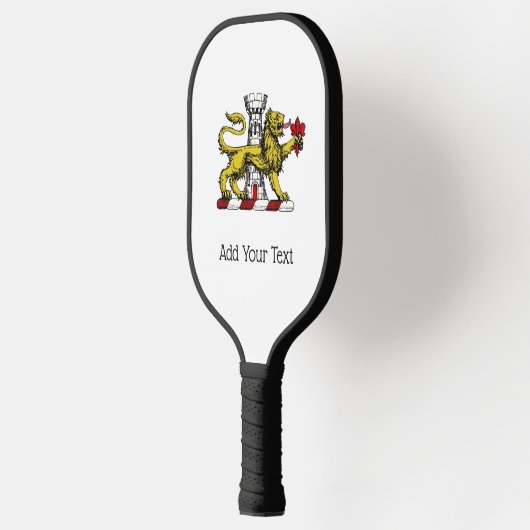 Lion Tower Fleur de Lis Crest Emblem C Pickleball Paddle (Links)