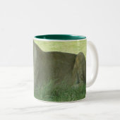 Lion Tweekleurige Koffiemok (Voorkant rechts)