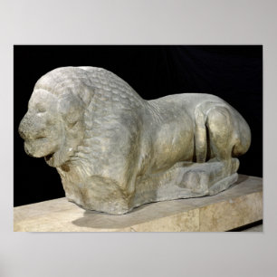 Lion uit Miletus Poster