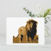 Lion uitnodiging - Lion nodigt uit (Staand voorkant)