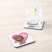 Lion Valentijnsdag Bier Onderzetter (Rechterzijde)