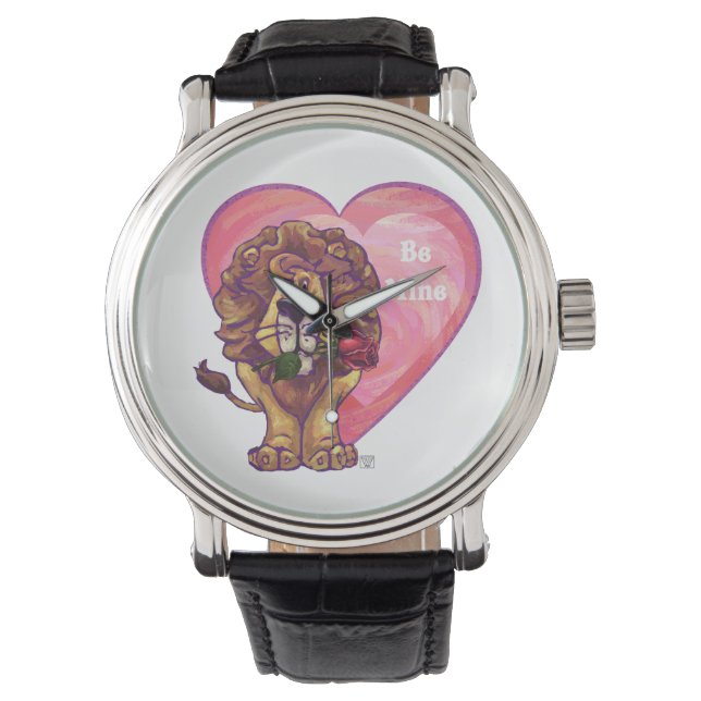 Lion Valentijnsdag Horloge (Voorkant)