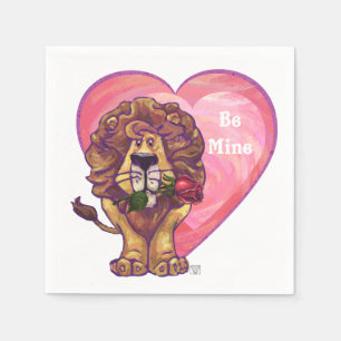 Lion Valentijnsdag Servet