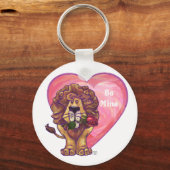 Lion Valentijnsdag Sleutelhanger (Voorkant)