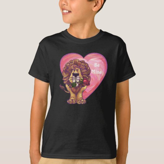 Lion Valentijnsdag T-shirt (Voorkant)