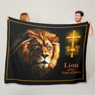 LION VAN DE TRIBE FLEECE DEKEN