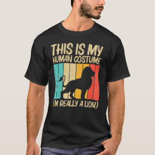 Lion voor mannen Vrouwen Lion Oerwoud Safari Anima T-shirt