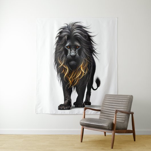Lion Wandkleed (In situ)