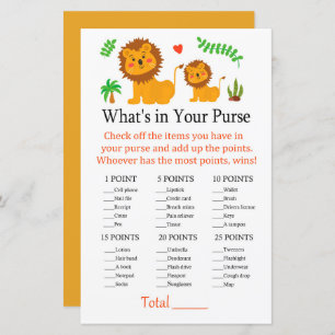 Lion Wat zit er in je handtas?