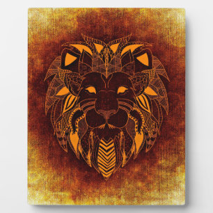 Lion wild dier abstract fotoplaat