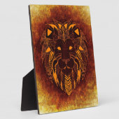 Lion wild dier abstract fotoplaat (Zijkant)