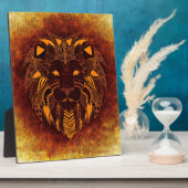 Lion wild dier abstract fotoplaat (Zijkant)