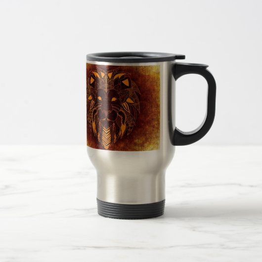 Lion wild dier abstract reisbeker (Rechts)