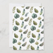 Lion Wild One verjaardagsuitnodiging Kaart (Achterkant)