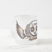 LION-Wing Glass Mug (Devant gauche)
