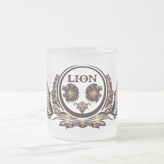 LION-Wing Glass Mug (Centre)
